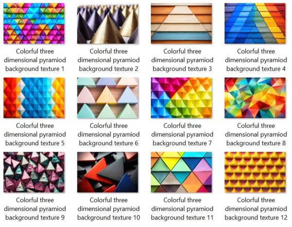 Kategorie Colorful Pyramid